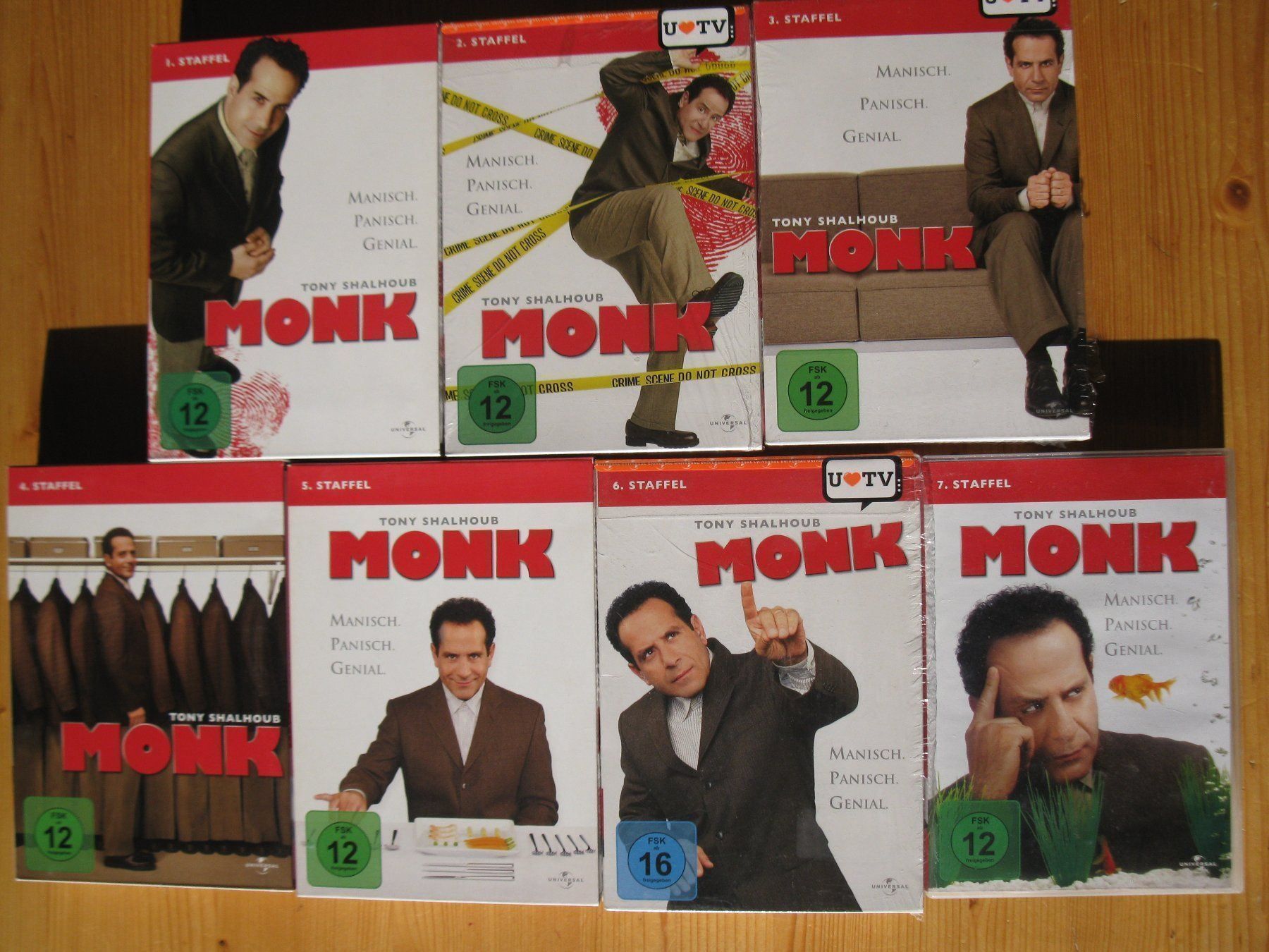 Tutti i DVDs: DVD - Monk Staffeln 1 - 7 komplett – Usato da St. Margarethen TG venduto da Schachmatt