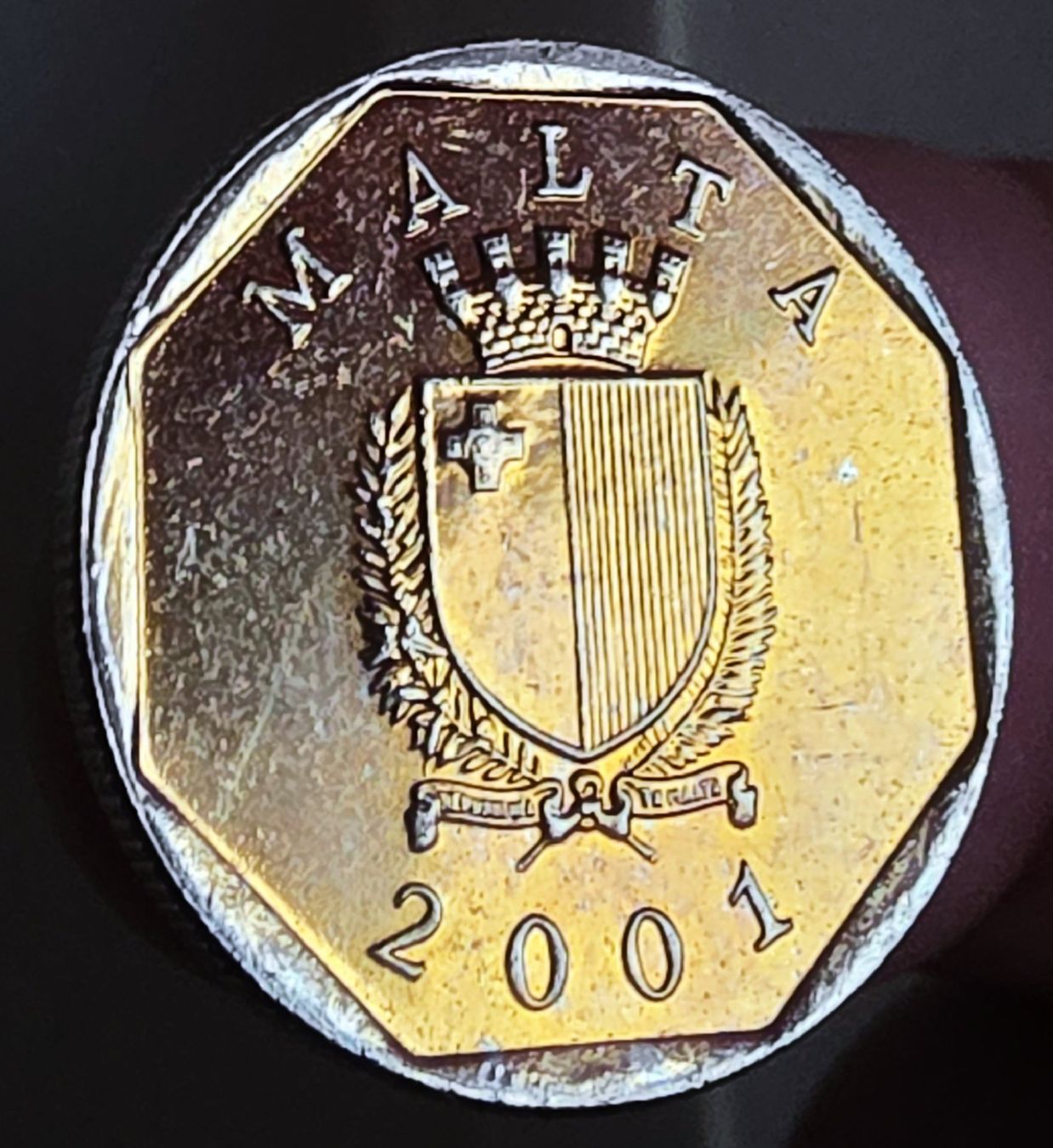 Alle Münzen: MALTA 5 CENTS 2001 – Gebraucht aus Winterthur von Creso70 1