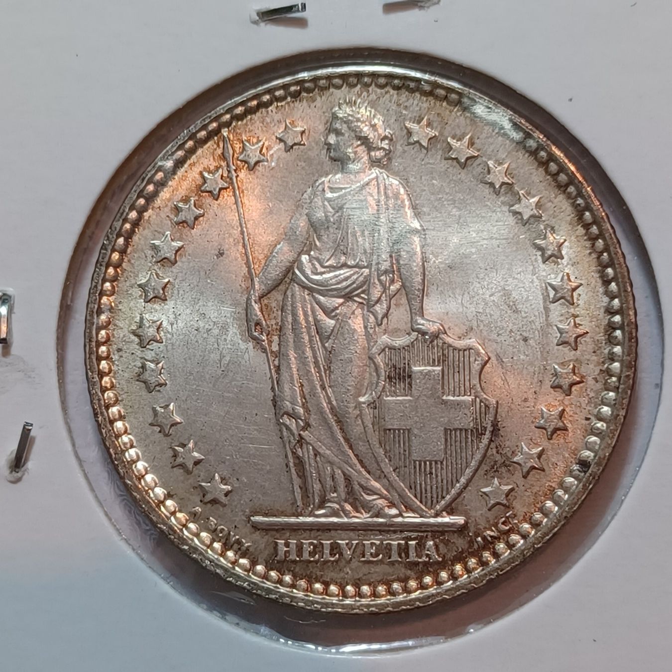 Tutti le monete: 2 Franken 1921 unz – Usato da Pfäffikon ZH venduto da Schweizer_Muenzen 1