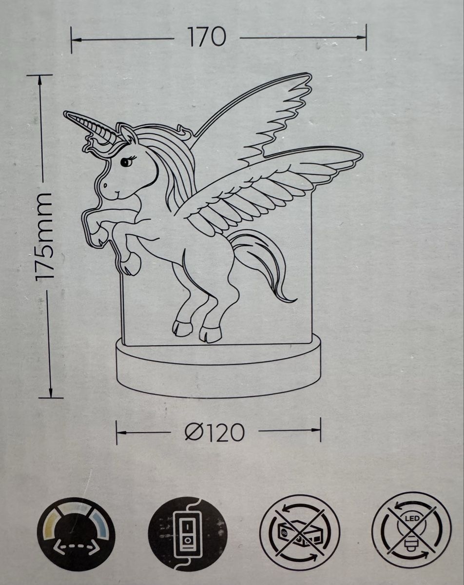 Lampen: Tischleuchte Einhorn KARO ab 1.- – Gebraucht aus Münchenbuchsee von DebSmile 4