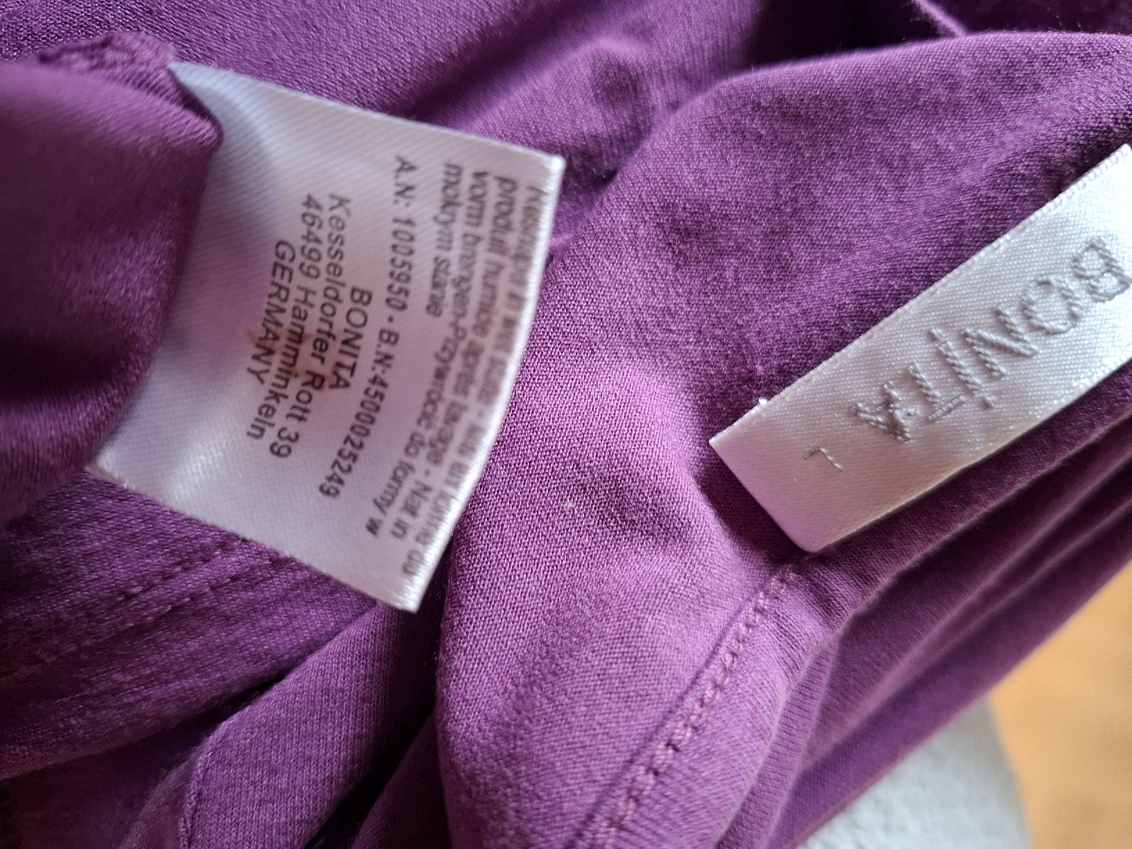 T-shirts: nr 51 Basic Longsleeve Gr L  42 Beere Violett weich rundhals – D'occasion à Vinelz par sonnenmond77 7
