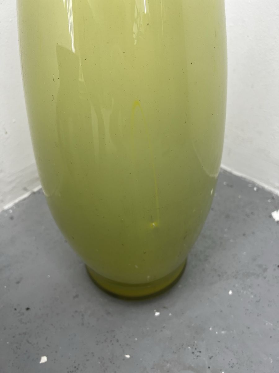Vasen & Gefässe: Grosse Glasvase gelblich aus Glas – Gebraucht aus Wettingen von NickInc 3