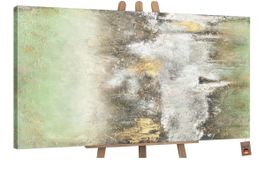 Abstract Acrylic Painting on Canvas - Peace Before Storm Art