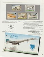 Timbres spéciaux Jersey 1987 livre relié bon état