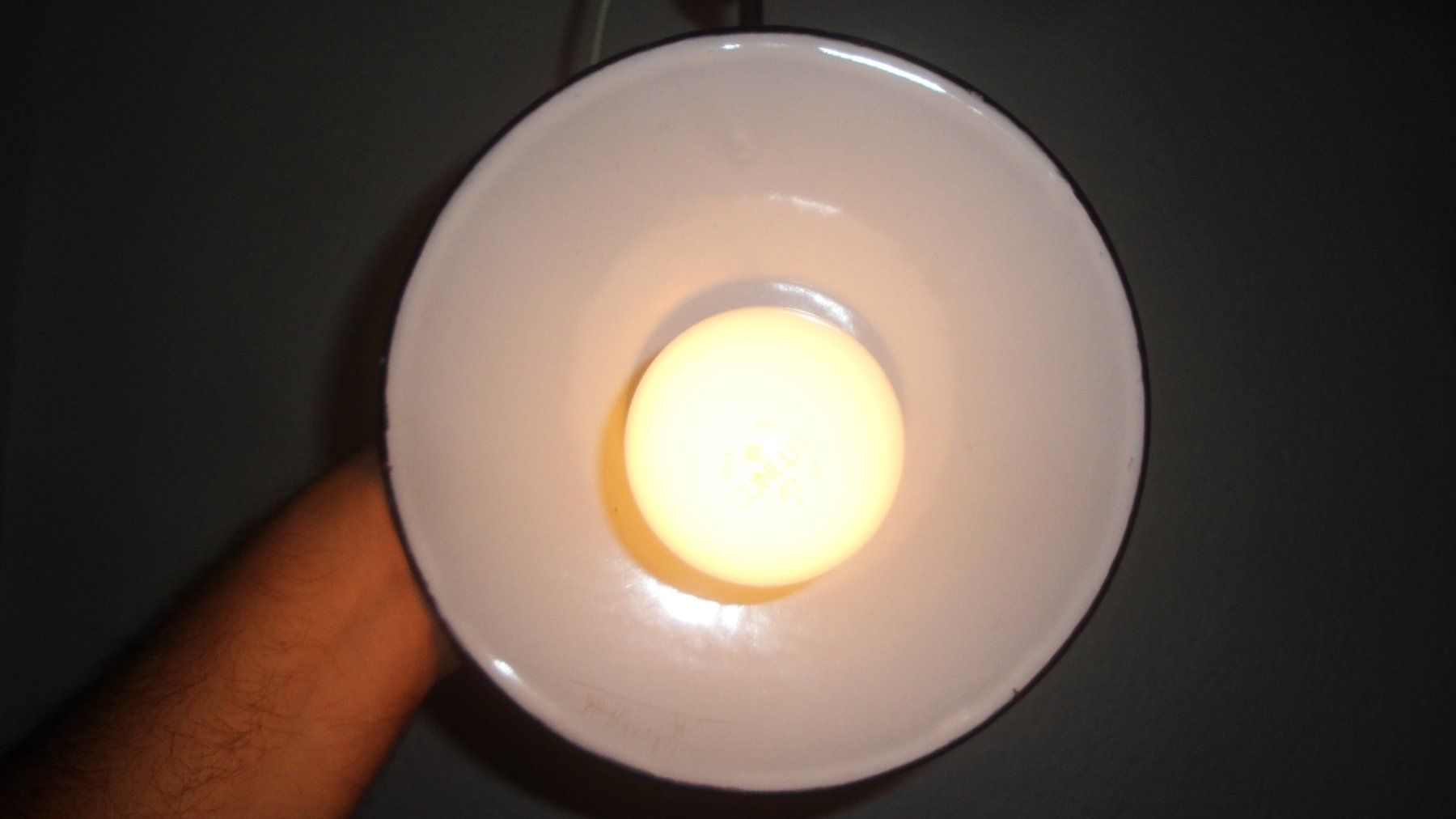 Lampadari & plafoniere: Kellerlampe mit Emaillierter Lampenschirm – Usato da Zürich venduto da Paykan 3
