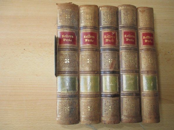 Bücher: Gottfried Keller Gesammelte Werke 5 Bände – Gebraucht aus Flims - Dorf von Stagediver