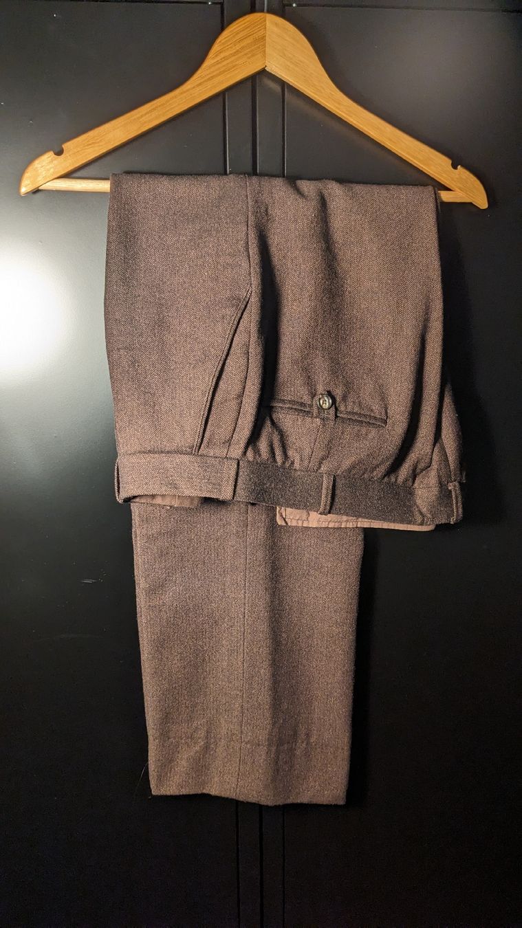 Hosen: Braune Wollhose – Gebraucht aus Basel von enbie00