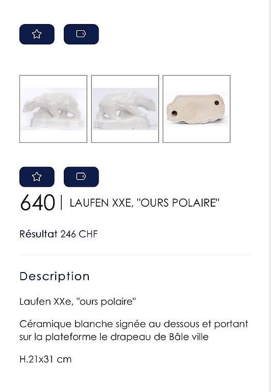 Statuette: Rare OURS Art Déco – Usato da Lausanne venduto da villa_hawai 3