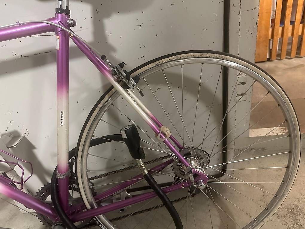 Biciclette: Custom Singlespeed / Fixie in Pink-Weiss – Usato da Langnau am Albis venduto da vietnam24 1