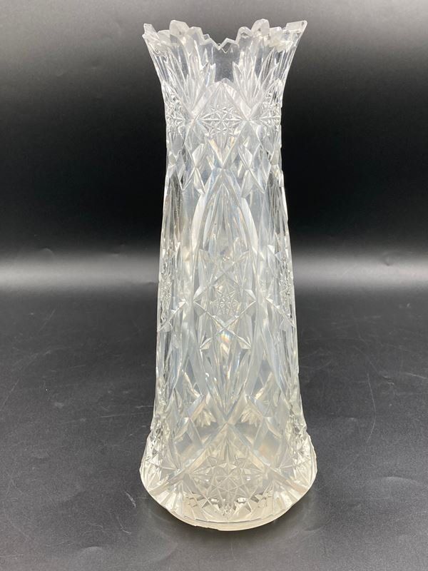Vasi & Recipienti: Vase | Glas | DxH: ca. 13x30cm – Usato da Wittenbach venduto da Restwert_St-Gallen