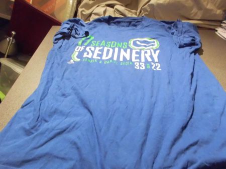 T-Shirt Grösse L, blau, Aufdruck: 17 Sea