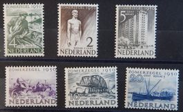 Niederlande Kat. 552-557 * 1950 Kat. 35 Euro