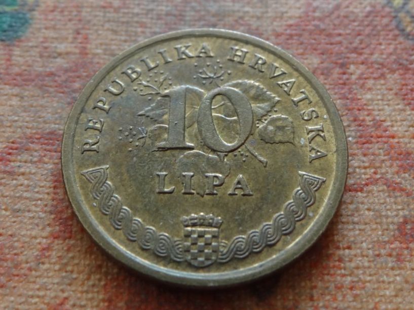 Tutti le monete: CROATIE   10  Lipa  1995 – Usato da Romanel-sur-Lausanne venduto da Swift13