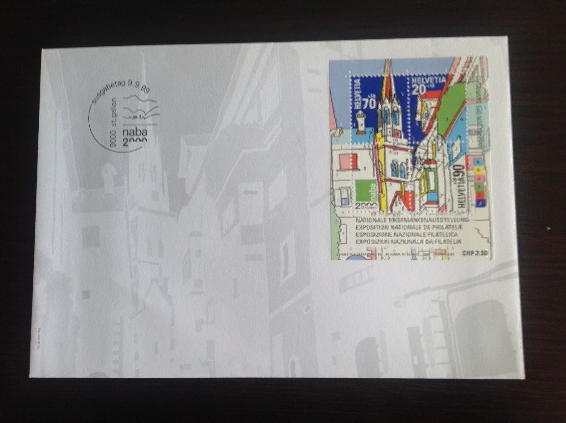 Tutti i francobolli: Nat.Briefmarkenausstellung St.Gallen2000 – Usato da Horw venduto da Luki49