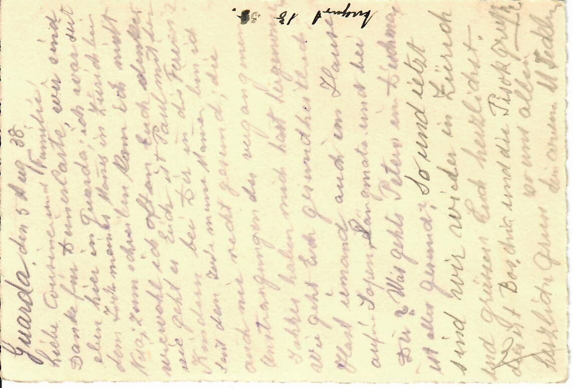 Cartoline postali: Guarda – Usato da Hochdorf venduto da Ziegel-16 1