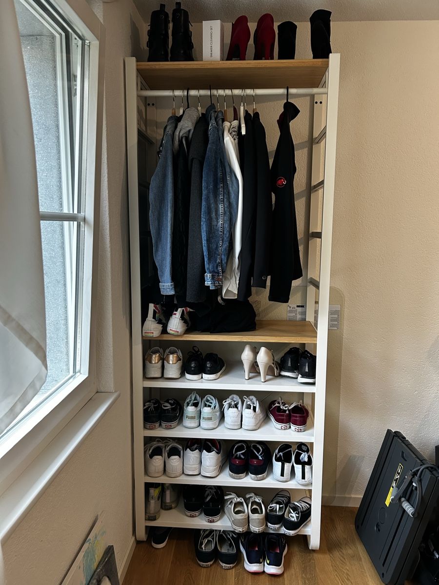 Ikea Guardaroba: IKEA ELVARLI Garderobe mit Bambustablaren – Usato da Steinmaur venduto da dam_r8mg 1