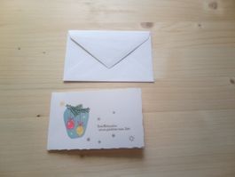 carte de vœux de Noël et nouvel an en allemand - neuve