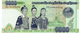 Laos 1000 Kip 2008 P-39 UNZ
