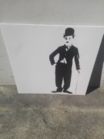 Wandbild Charlie Chaplin Leinwanddruck Schwarz Weiss Deko...