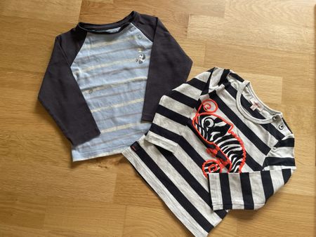 2er Pack Kinder Langarmshirts Grösse 74 Top Zustand