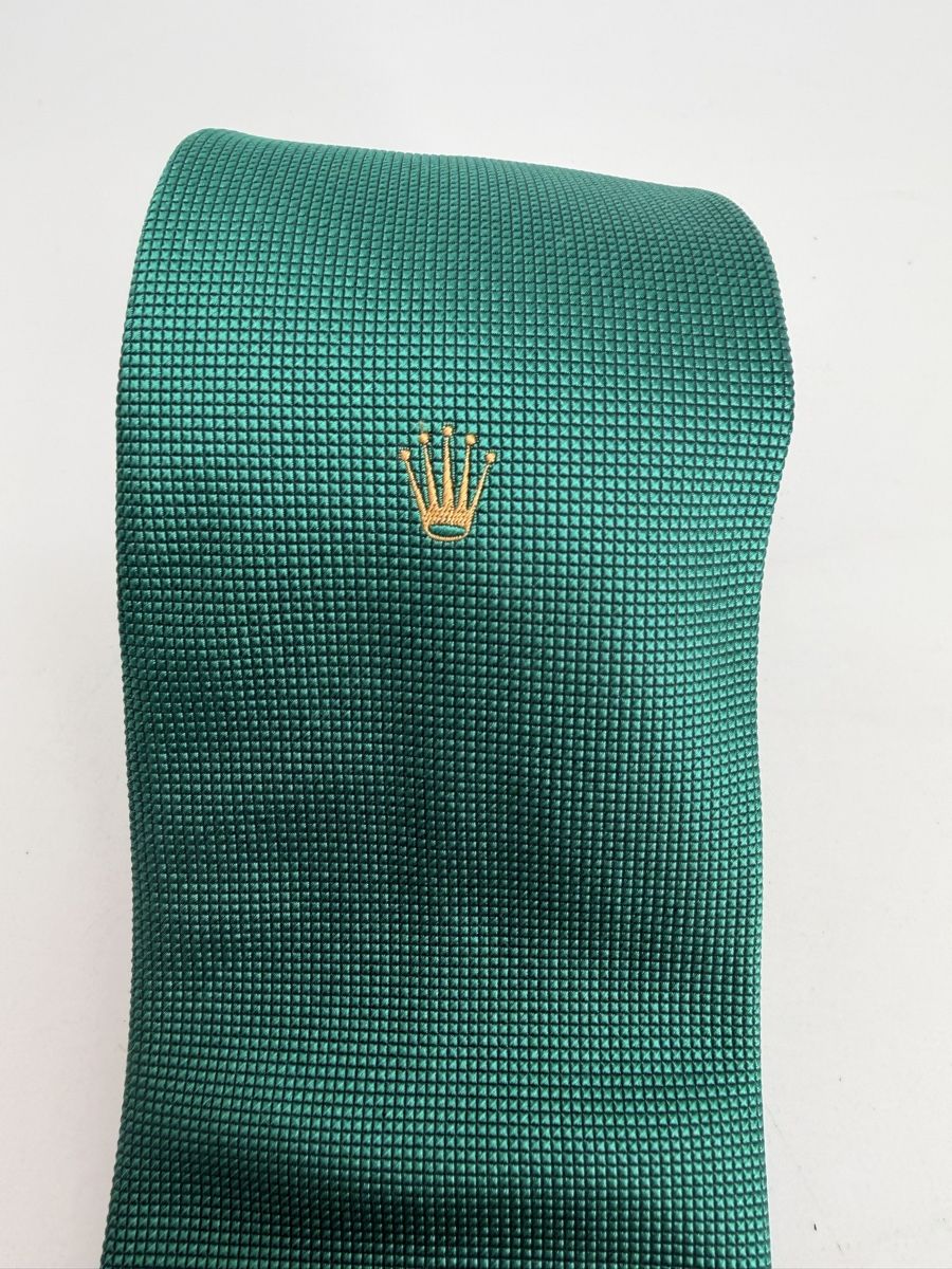 Rolex Cravatte: Cravate Rolex verte vintage – Usato da Vessy venduto da _Callidus_ 5