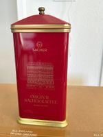 Hotel Sacher Wien leere Kaffebohnendose