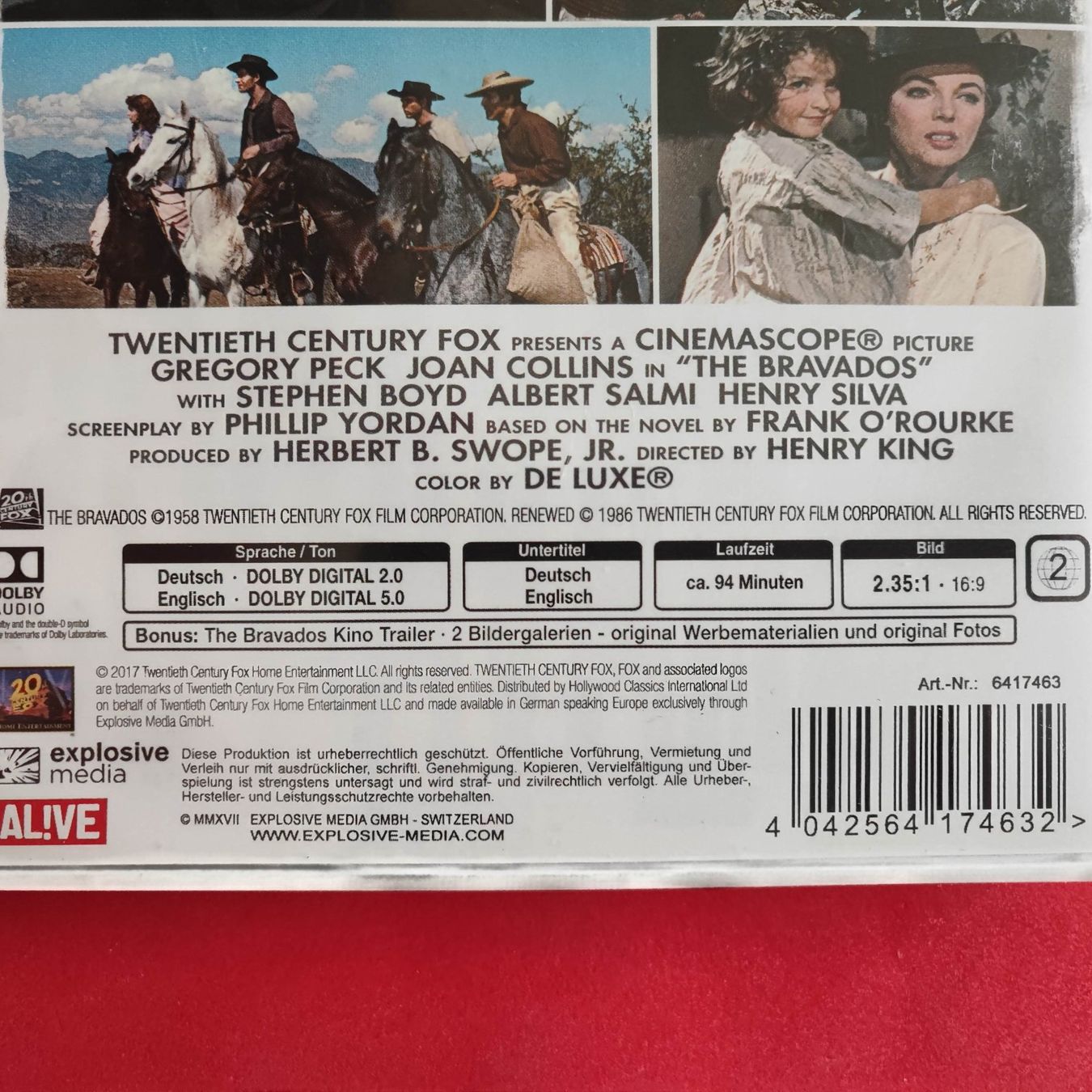 Tutti i DVDs: Bravados - (1958) – Usato da Dübendorf venduto da kb86_MOVIE 2