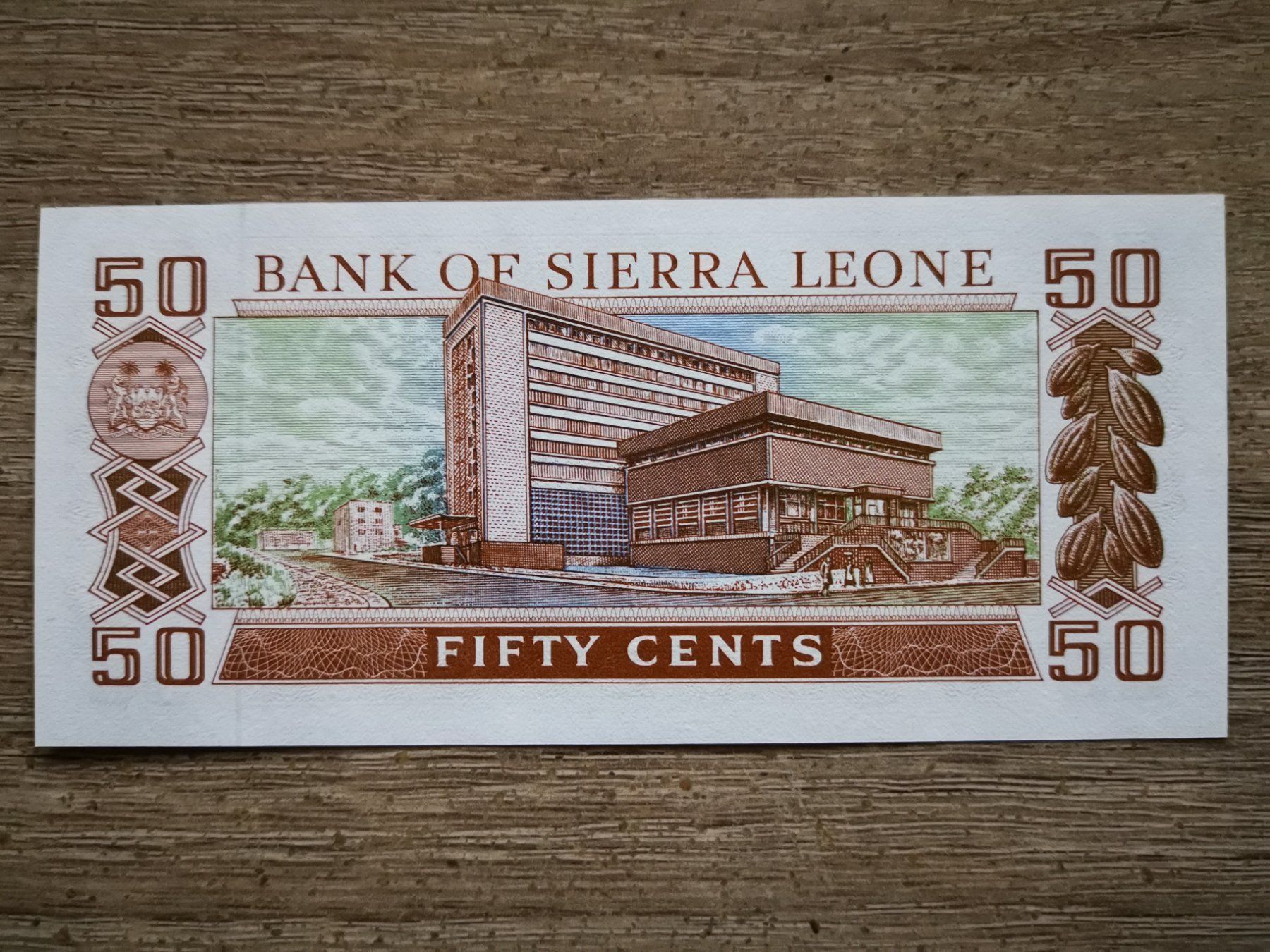 Banconote: Sierra Leone 50 cents 1984 UNC – Nuovo (secondo la descrizione) da Cousset venduto da Patricio77 1