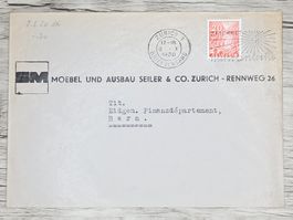 CL01 Enveloppe + Timbre Suisse 1936