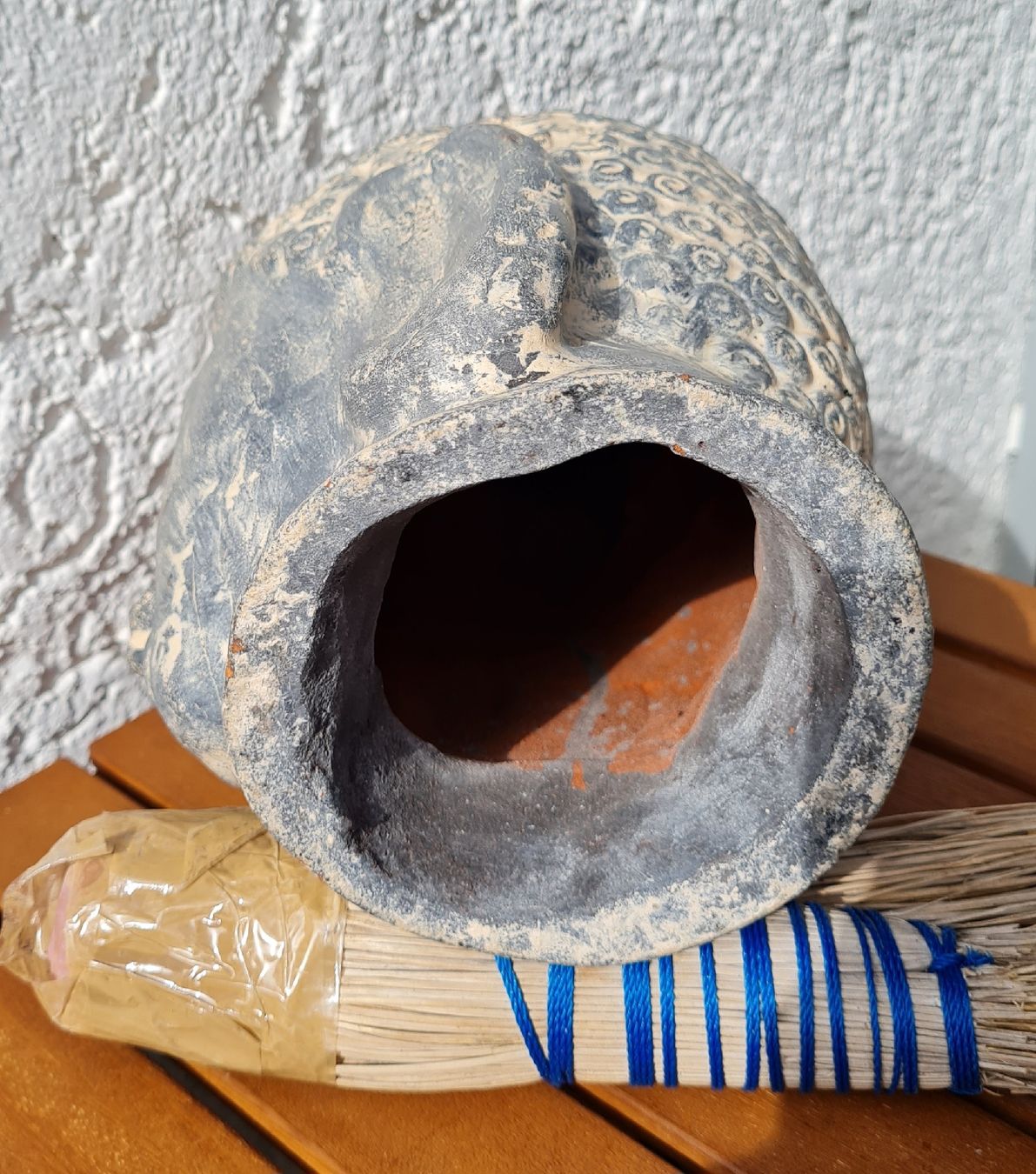 Tutte le decorazioni: Buddha Kopf, aus Ton, für den Garten oder Balkon – Usato da Maur venduto da Tashi010 6