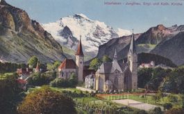 Interlaken - Jungfrau Engl. und Kath. Kirche