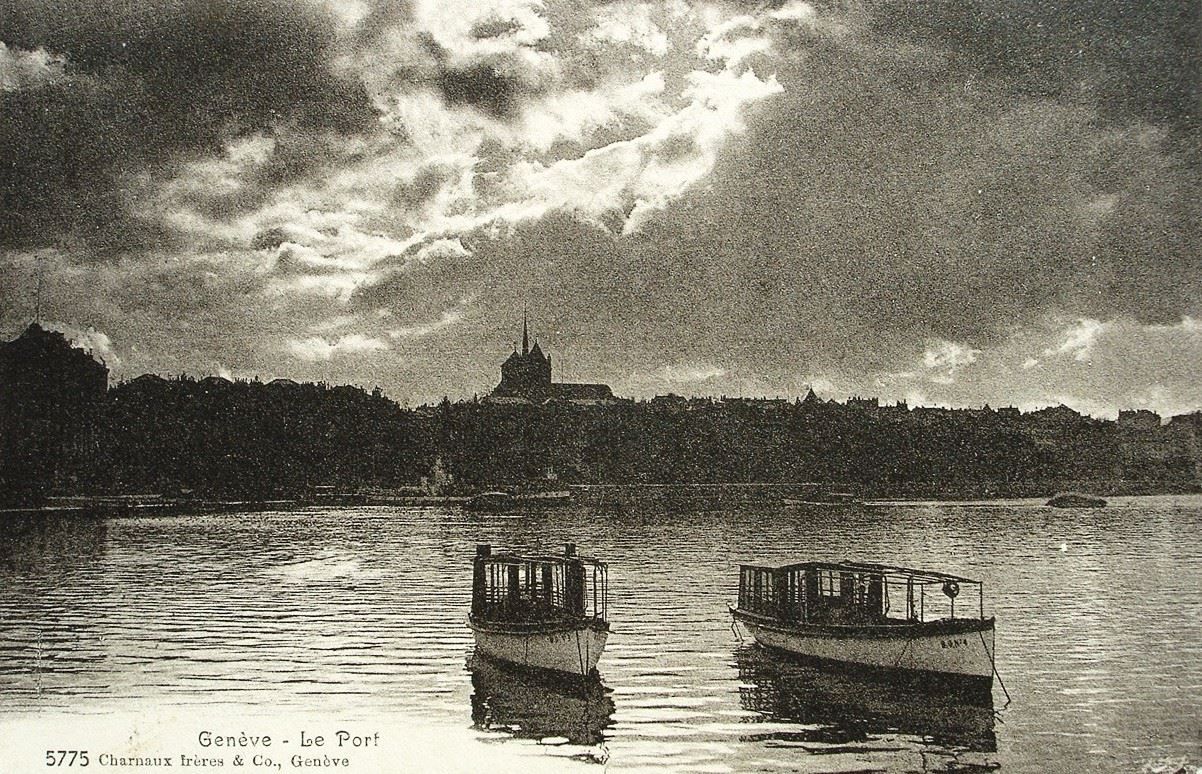 Ansichtskarten: GENÈVE Le Port – Gebraucht aus Jona von philajona