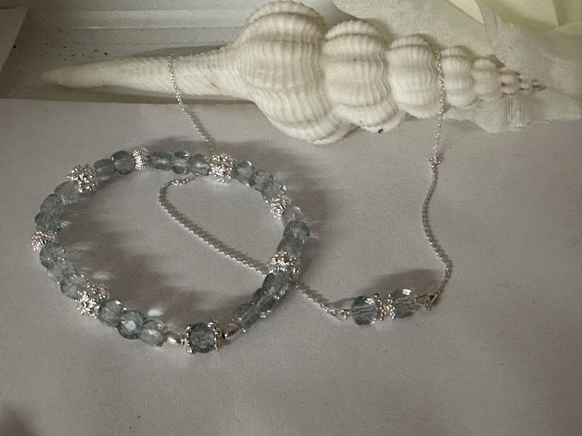 Altri gioielli: Topas-Armband mit silber plus Halskette – Nuovo e nell'imballaggio originale da Niederglatt ZH venduto da Silberschmuck-design 3