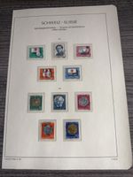 Schweizer Briefmarken Pro Patria 1963/64,