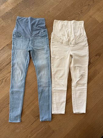 H&M 2x Jeans Schwangerschaft Maternity, Gr. S