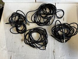 Kabelset Klinke /Jack 6.3mm , XLR (A244)