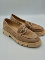 Luca Grossi Mokassins beige Grösse 41 Wildleder