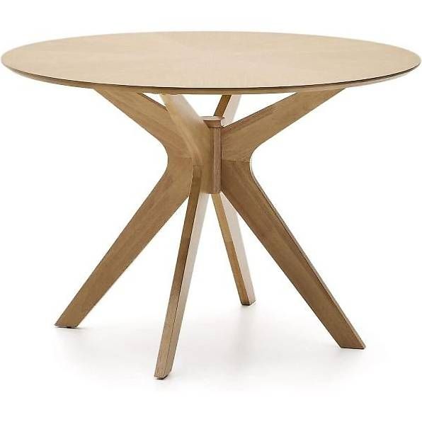 Tavoli: Kave Home Esstisch rund Naanim Eichenfurnier 100x100 – Nuovo (secondo la descrizione) da Zollikofen venduto da uniqueroom