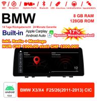 12.3 Zoll Autoradio Für BMW X3/X4 F25/26 CIC + Montag