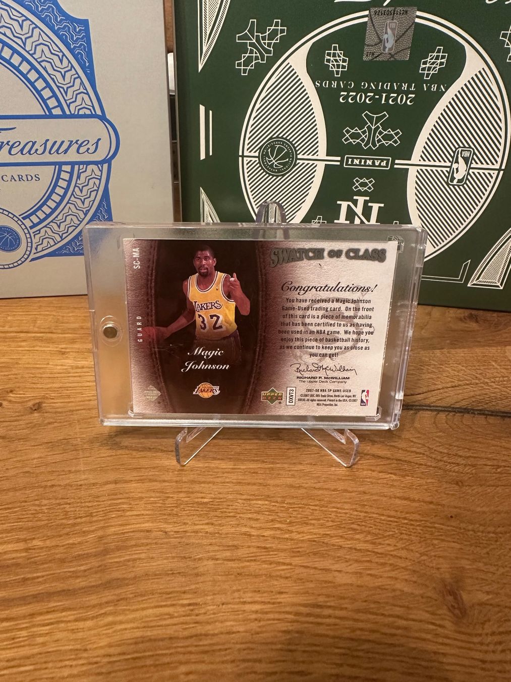 Nba Sammelbilder & Trading cards: Carte Magic Johnson Swatch of Class patch – Gebraucht aus Vullierens von Gaara04 1