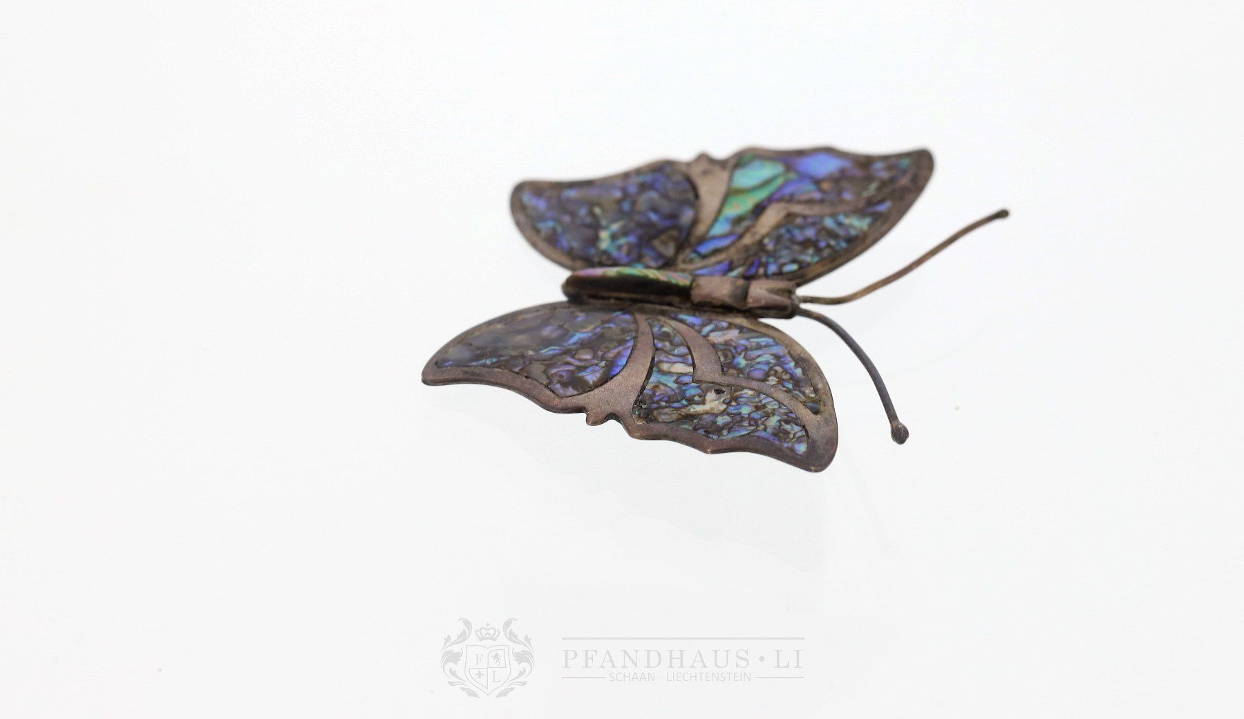 Spille & Fermagli: BROSCHE / ANSTECKNADEL "SCHMETTERLING" IN SILBER 925 – Usato da Schaan venduto da Pfandhaus-LI 5