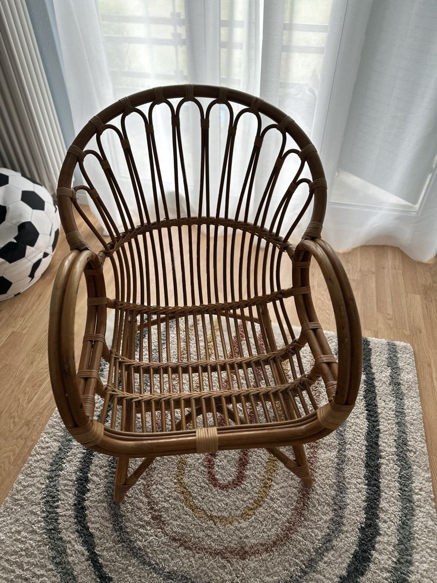 Fauteuils: Rattansessel – D'occasion à Niederönz par gla_82js