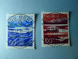 1991 Sonderpostmarken 819 - 820 Landschaft ET Vollstempel