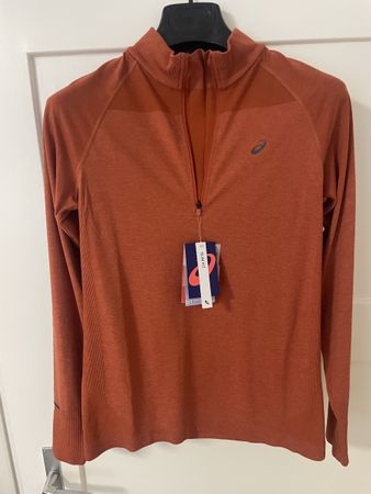 Asics Laufshirt Race Seamless Reissverschluss M - NEU!