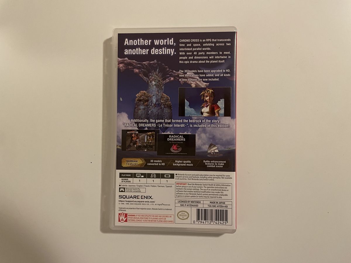 Nintendo Giochi: Chrono Cross the radical dreamers edition – Usato da Susch venduto da Ascaso 1