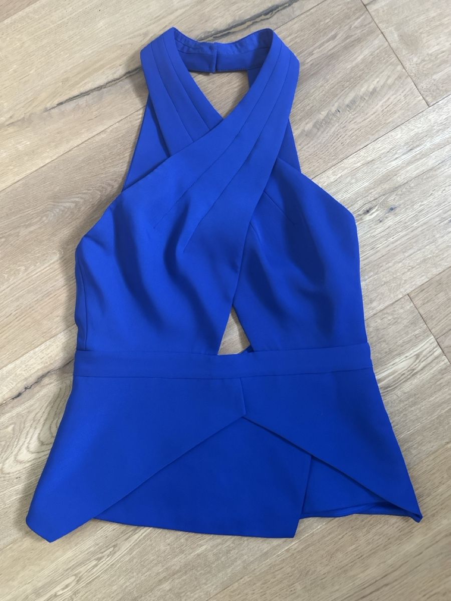Tops: BCBGMAXAZRIA Haut bleu cobalt taille S  – Neu (gemäss Beschreibung) aus Commugny von rus_my8v 2