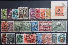 Deutsches Reich ex. Kat. 119-398 gest. 1920/26 Kat. 97 Euro