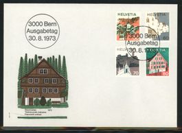1973, FDC, Landschaftsbilder (530–533)