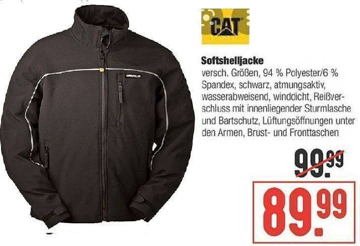 Giacche: CAT Softshell- Jacke Gr. S – Nuovo e nell'imballaggio originale da Uerkheim venduto da Kaufoption