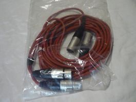 2x alte  Audio rot VHS Video Player anschluss Kabel